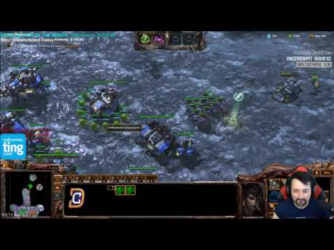 Nathanias reacts to Infested CommandCenter lift off