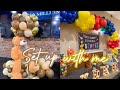 Event Planner Vlog Setup W Me Teddy Bear Theme Sesame Street Theme DIY WITH KI