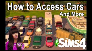 How to Access Cars and More in The Sims 4