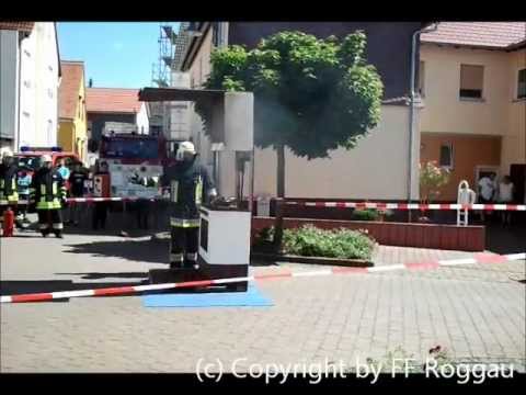 Fettexplosion in Küche - Feuerwehr Roggau