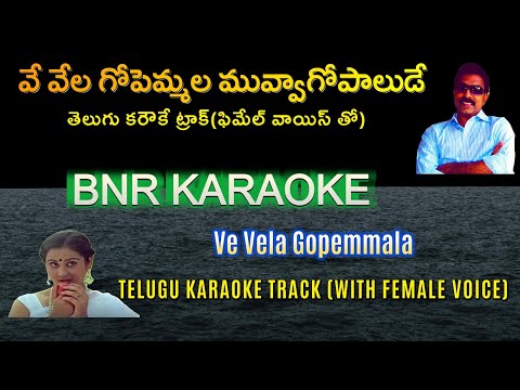 Ve Vela Gopemmala Karaoke With Female Voice | Sagara Sangamam (1983) | S.P. Balu | S.P.Sailaja
