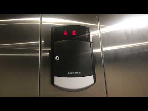 2003 Schindler 330A HT Hydraulic Elevator at Douglas College in New Westminster BC (RT)