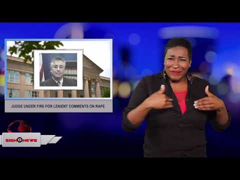 Judge under fire for lenient comments on rape (ASL - 7.4.19)