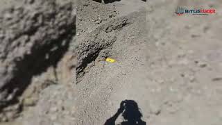Bitlis'te yol yapım çalışmasında doğal gaz hattına zarar verildi