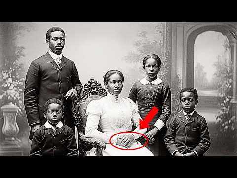 It was just a family portrait in 1890 — but when experts zoom in, they discover a hidden secret