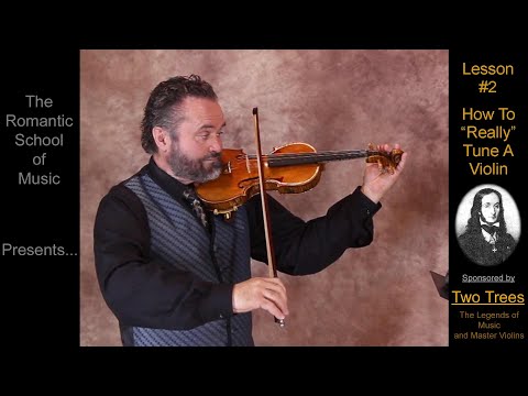 2 How to "Really" Play the Violin / How to Tune Your  Violin / Lesson 2 / Beginner + Virtuoso