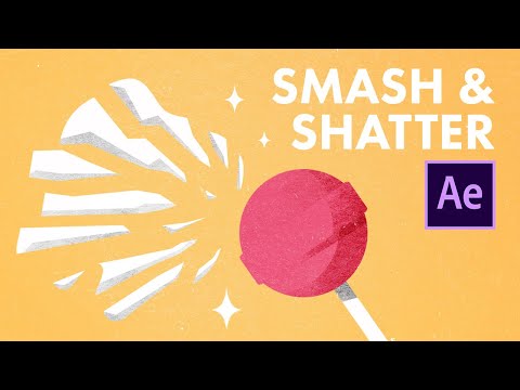 After Effects Smash Shatter Animation Tutorial Destroy Anything