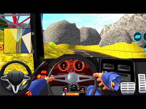 Us Police Bus Driving Mountain Driving - Offroad Transport Duty - Android Gameplay