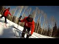 Guy Skiing for First Time Doesn't Know How to ...