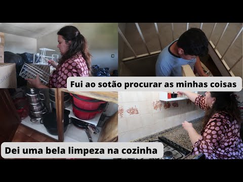 |VLOG I went to the attic to look for my things and gave the kitchen a good clean.