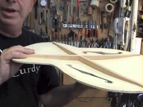 Master Class on Tap-Tuning Braces on an Archtop Guitar.