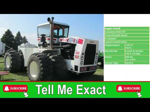 Big Bud 600/50 Tractor | Big Bud 600/50 Specifications | Big Bud 600/50 Engine HorsePower, HP