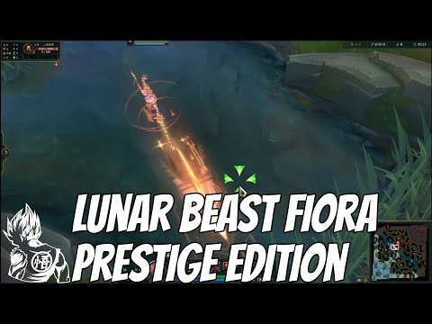 Lunar Beast Fiora Prestige Edition Skin Spotlight - Pre-Release - League of Legends