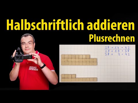 halbschriftliches addieren - Plusrechnen | Mathematik - Lehrerschmidt - Grundschule