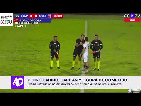 Copa Córdoba: Pedro Sabino, capitán y figura de Complejo (J. Posse)