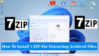 ✅ How To Install 7-ZIP For Extracting Archived Files