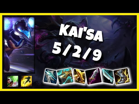 Kai'Sa vs Xayah EU Challenger BOT (5/2/9) - v11.3