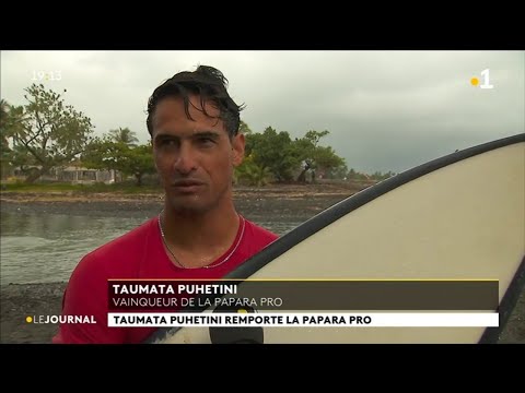 Taumata Puhetini remporte la 8e édition de la Papara pro
