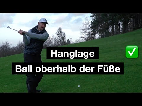 So vermeidest du Fehler bei der Hanglage Ball oberhalb der Füße!