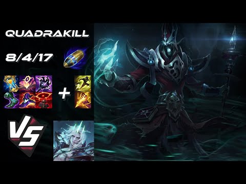 JUNGLE Karthus vs Viego [QUADRAKILL] - EU Challenger Patch 25.21