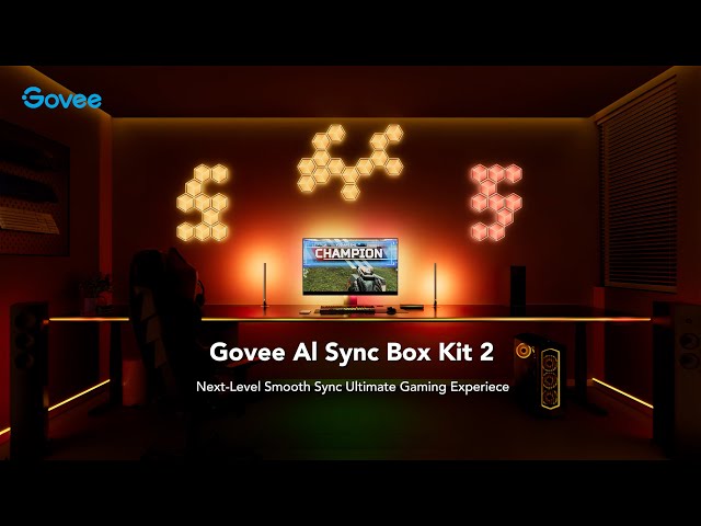 Kit lumière intelligente Govee AI Sync Box Kit 2 HDMI 2.1 8K RGBIC video