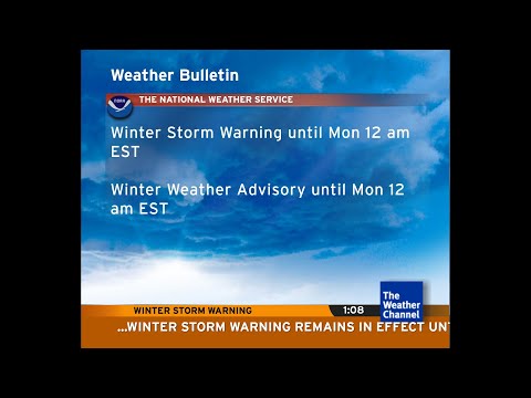 Intellistar 1 SD with Winter Storm Warning - Boone, NC (2/12/23)