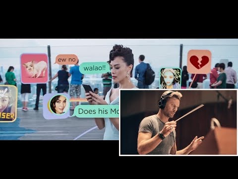 "Crazy Rich Asians " Texting Scene Scored to Picture! (split-screened)