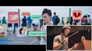 &quot;Crazy Rich Asians &quot; Texting Scene Scored to Picture! (split-screened)