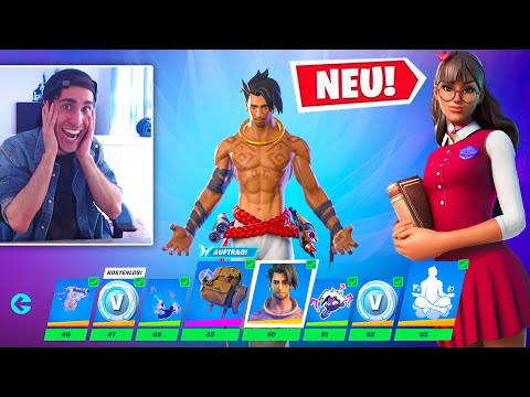 Ich KAUFE Level 100 Battle Pass mit GEHEIMEN Skins in Fortnite!