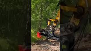 Гидравлический секатор A.TOM 300 H с корчевателем 