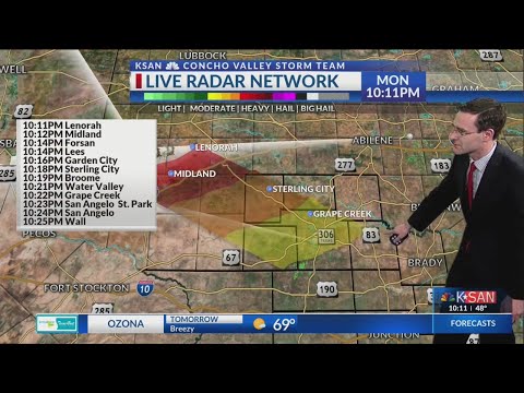 KSAN 10pm Weather - Monday December 24, 2018