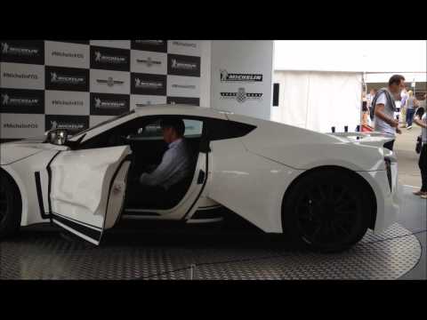 Zenvo ST1 supercar, big engine sound !