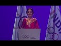 Mrs Nita Ambani At The Opening Ceremony Of 141st Session Of IOC