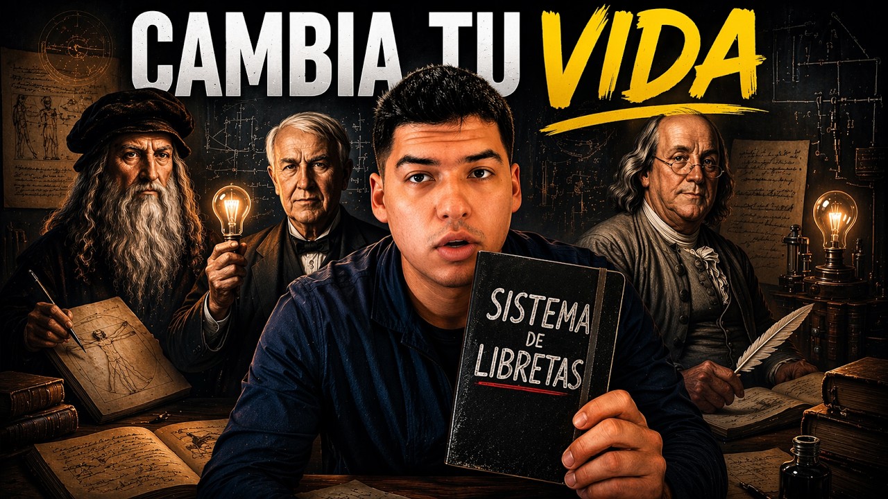 El Sistema De LIBRETAS Que Usaban Los GENIOS !Organiza Tu Vida!