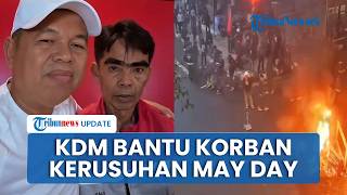 KDM Bantu Pedagang Menangis Kiosnya Dibakar saat Kerusuhan May Day, Lunasi Utang & Beri Kerjaan Baru