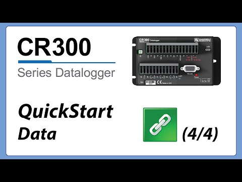 CR300 Datalogger QuickStart (Part 4)