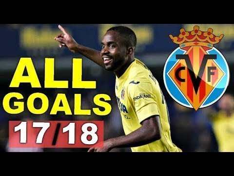 Cédric Bakambu ● All Goals ● Villareal's Drogba✭ 2017/18 - HD