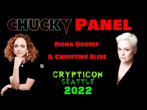 Chucky Panel feat Fiona Dourif & Christine Elise Crypticon Seattle 2022