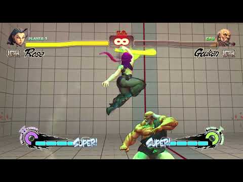 Bread n Butter (BnB) Combos - Rose Ultra Street Fighter IV