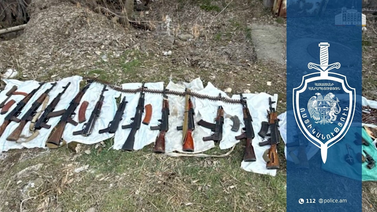 16 ինքնաձիգ, մարտական 6 ատրճանակ, գնդացիր, 3 նռնակ ու զինամթերք․ ՔՈԳՎ և ենթակա ստորաբաժանումների բացատրական համատեղ աշխատանքի արդյունքը