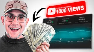 How Much YouTube Pays You For 1,000 Views In 2025… (Best Side Hustle) thumbnail