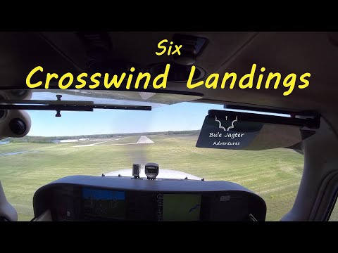 Crosswind Landings Cessna 172 Flight Training