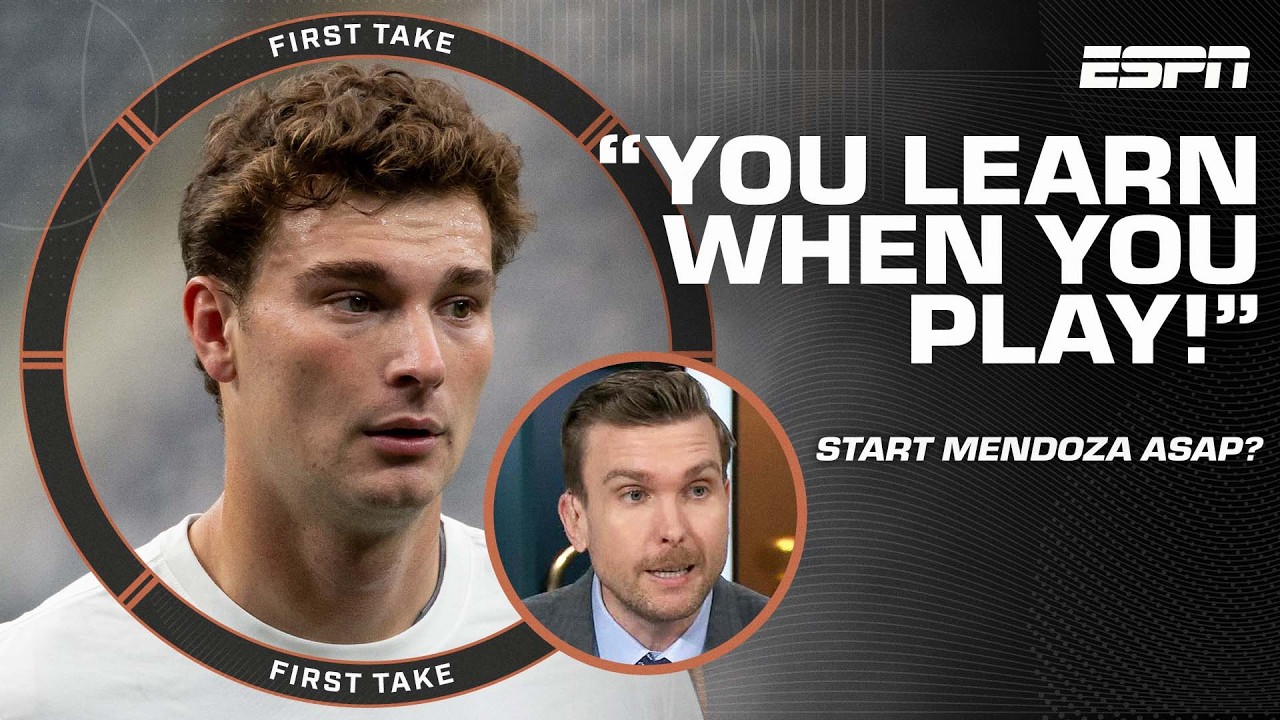 'As soon as humanly possible'- Kevin Clark feels the Raiders need to start Mendoza ASAP | First Take