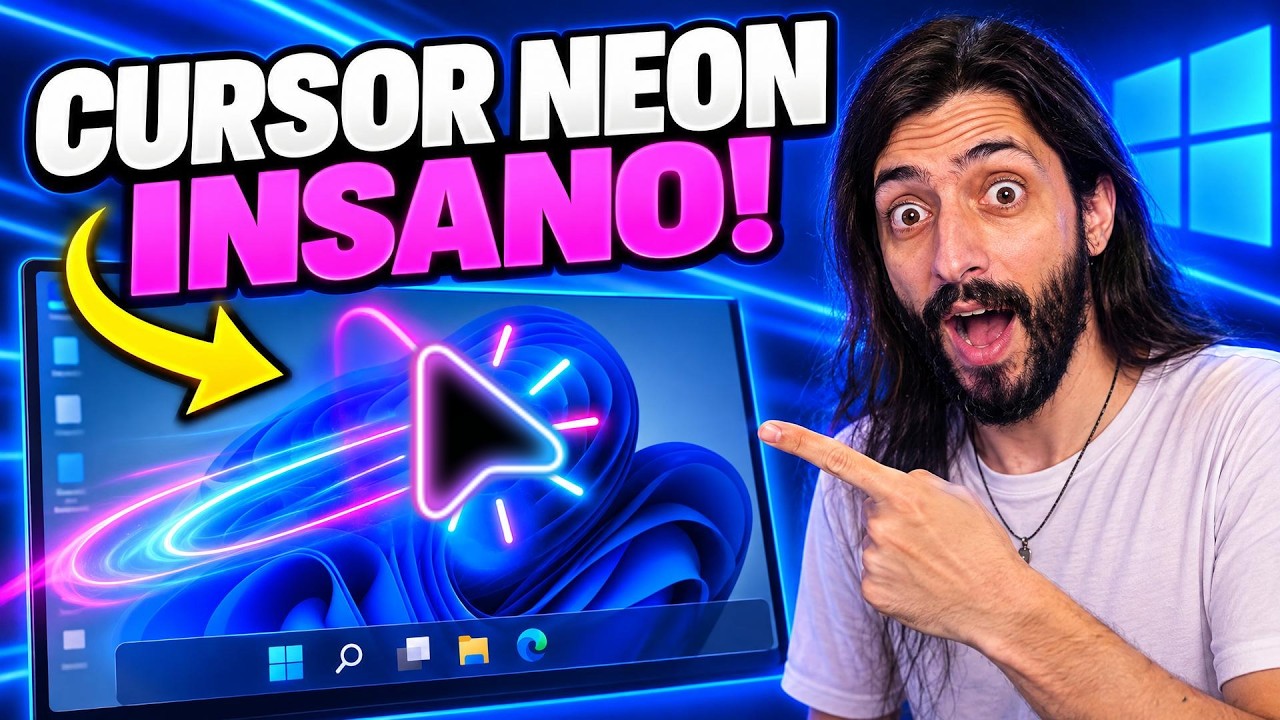 CURSOR NEON - Como personalizar o cursor do meu windows 11