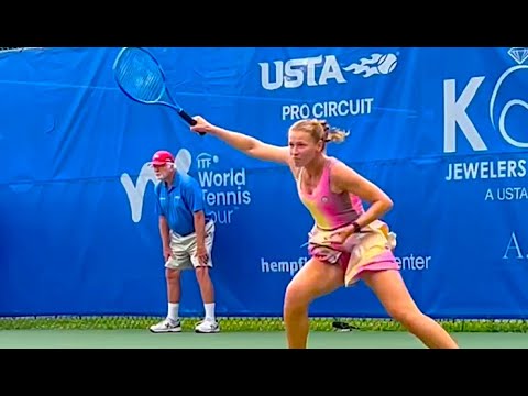 Jessika Ponchet Court Level View France Tennis