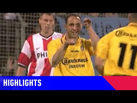 Van Bommel UITBLINKER | Fortuna Sittard - PSV (07-05-1999) | Highlights