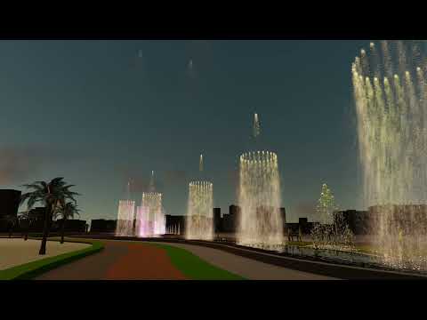 Musical Fountain 3D Concept 01