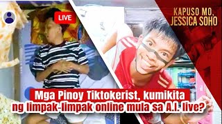 Filipino TikTokers Earn Big from AI Live Streaming | Kapuso Mo, Jessica Soho thumbnail