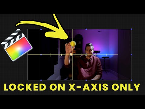 Locked On Stabilization for X axis ONLY! No Plugins: Final Cut Pro