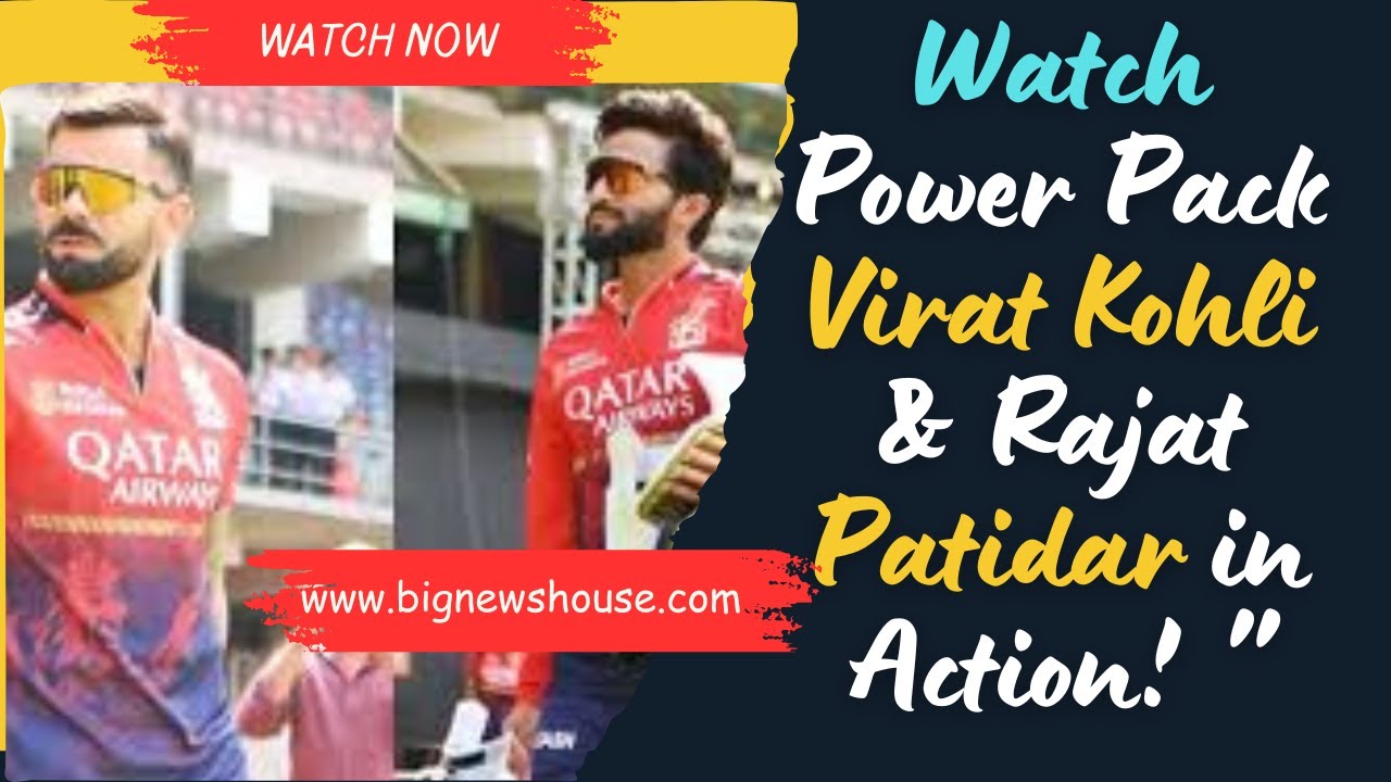 Watch Power Pack Virat Kohli & Rajat Patidar in Action!